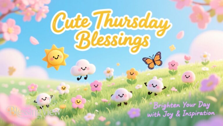 130+ Cute Thursday Blessings to Brighten Your Day with Joy and Inspiration