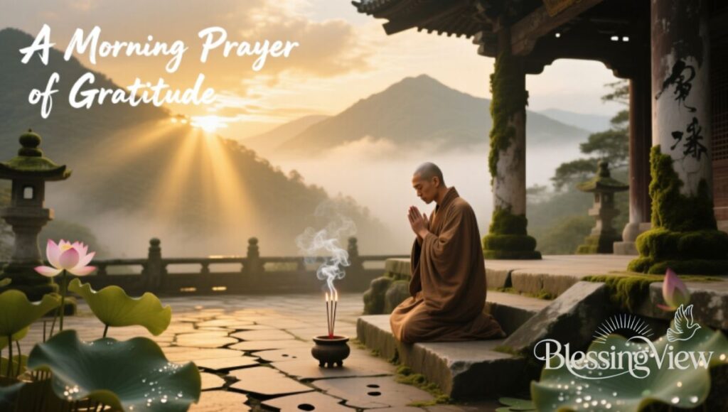 A Morning Prayer of Gratitude