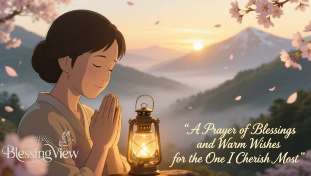 A Prayer of Blessings and Warm Wishes for the One I Cherish Most