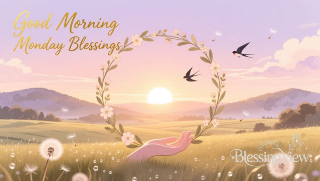 Beautiful Good morning Monday Blessings