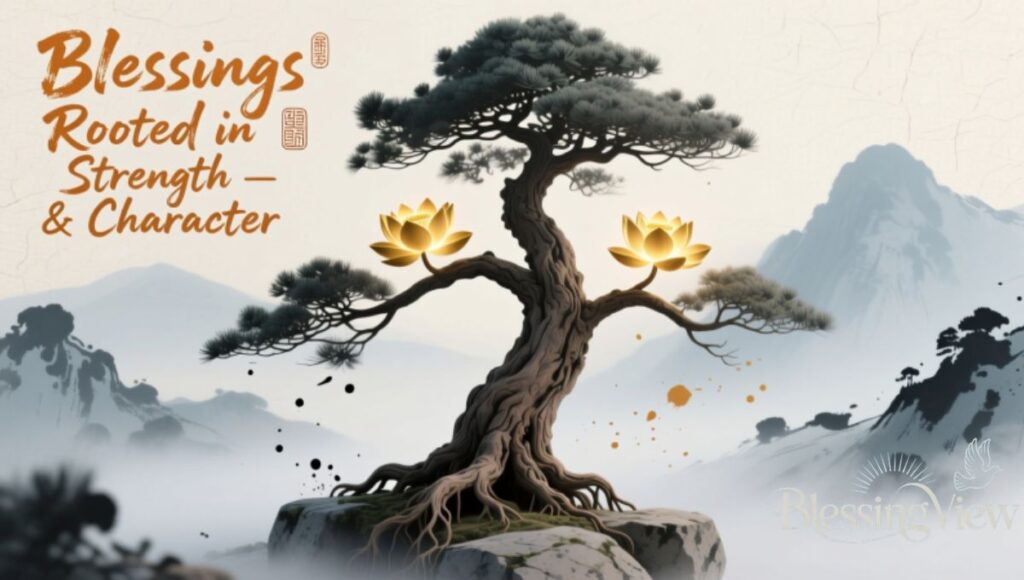 Blessings Rooted in Strength & Character