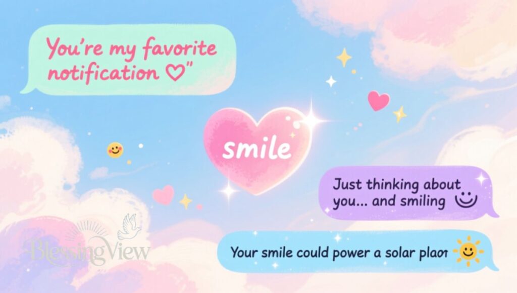 Cute and Flirty Messages to Brighten Her Day