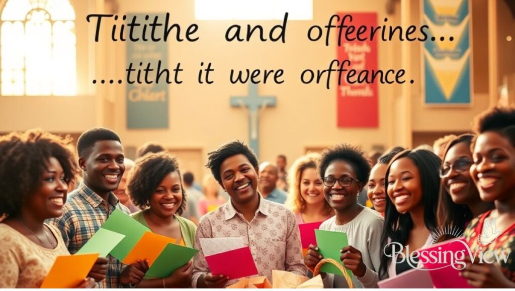 Encouragement Message For Tithes And Offerings
