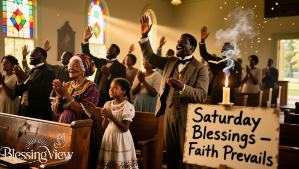 Express Hope and Faith Through African American Saturday Blessings