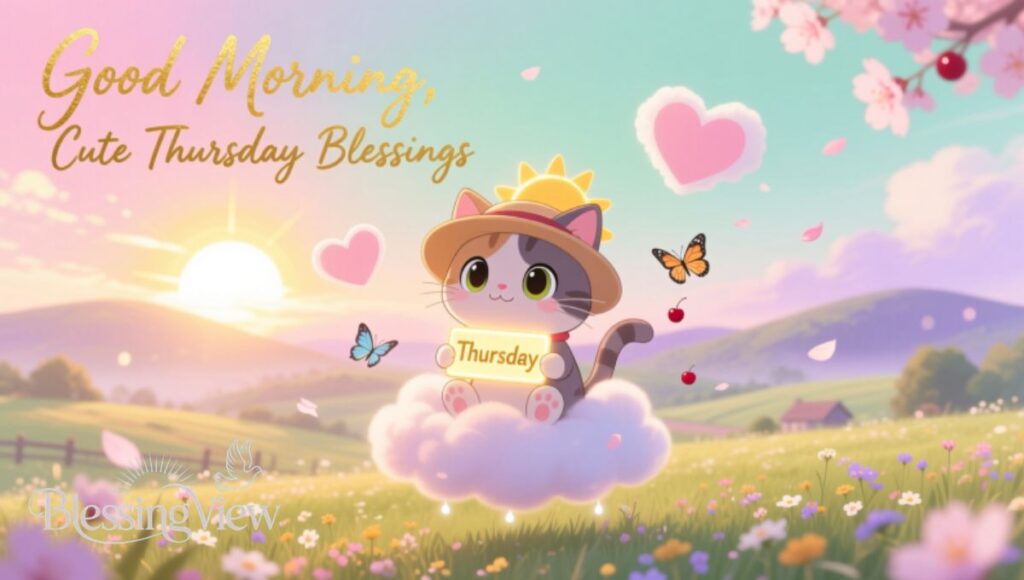 Good Morning Cute Thursday Blessings