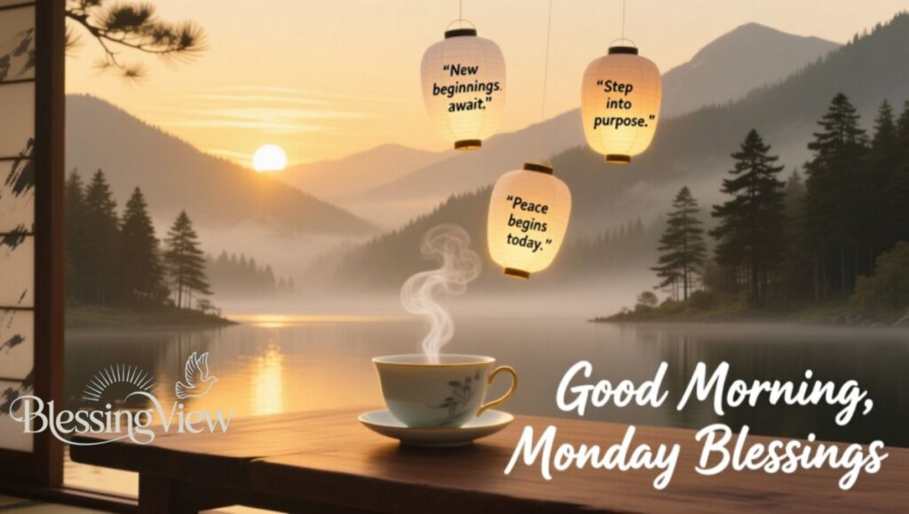 Good morning Monday Blessings Quotes