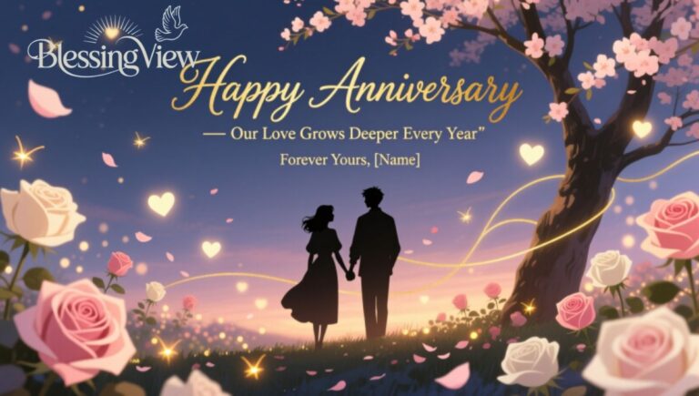 Happy Anniversary Wishes for Couple Heartfelt Messages. blessingview