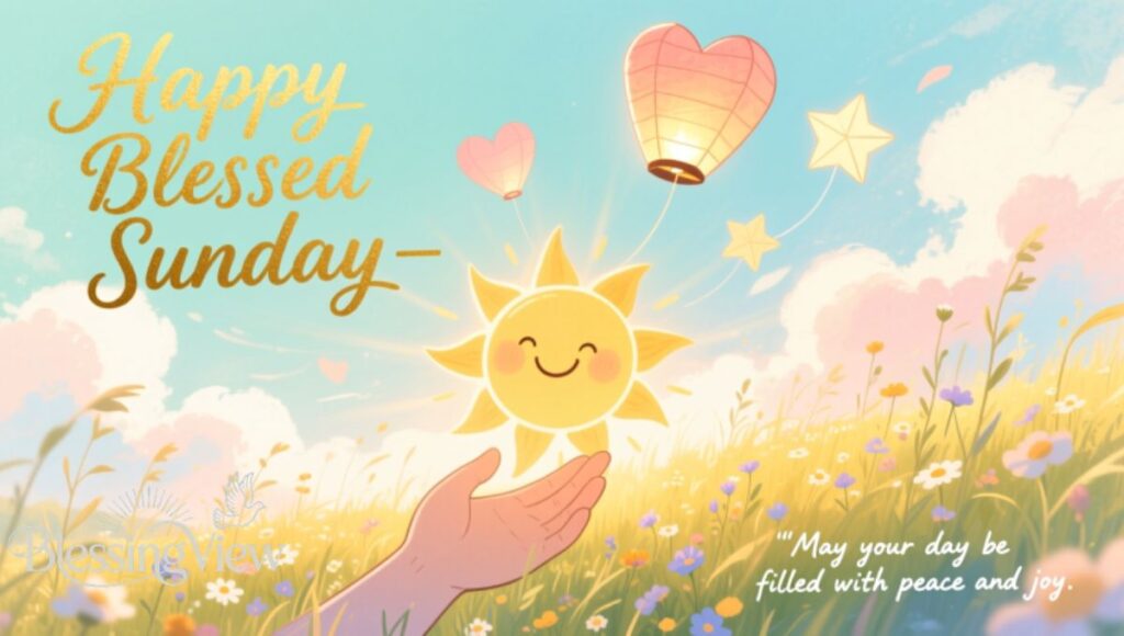 Happy blessed Sunday greetings