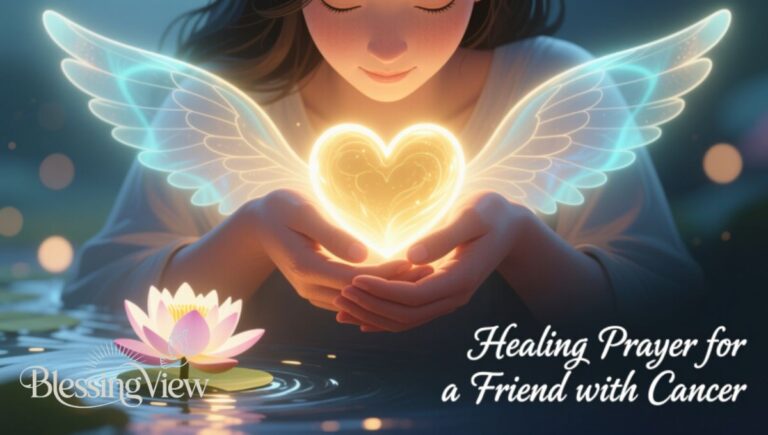 Healing Prayer for a Friend with Cancer.blessview.com