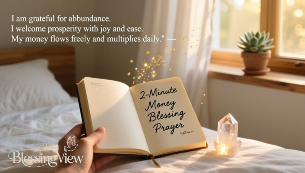 How to Use the 2-Minute Money Blessing Prayer Daily