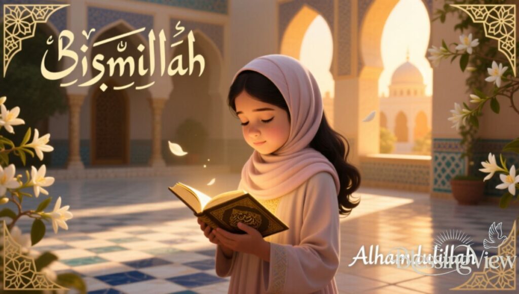 Muslim Birthday girl