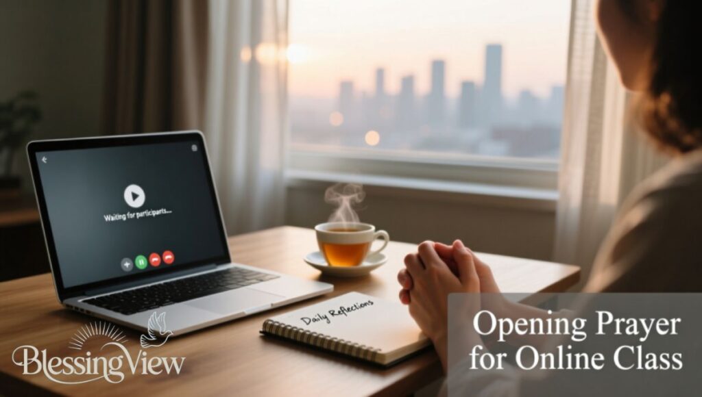Opening Prayer for Online Class