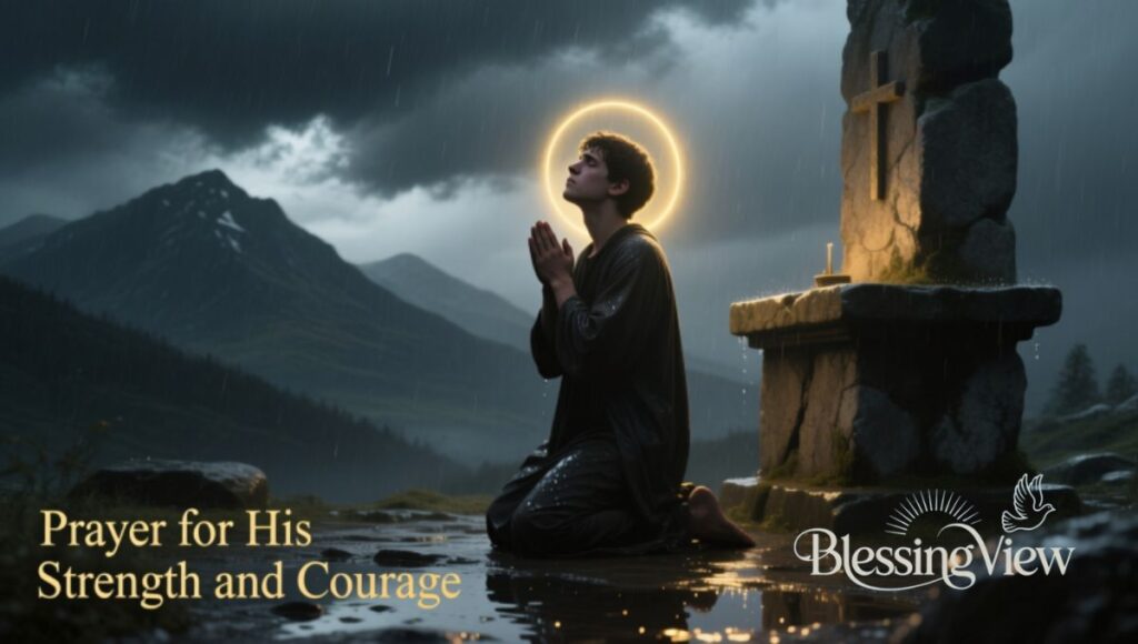 Prayer for His Strength and Courage