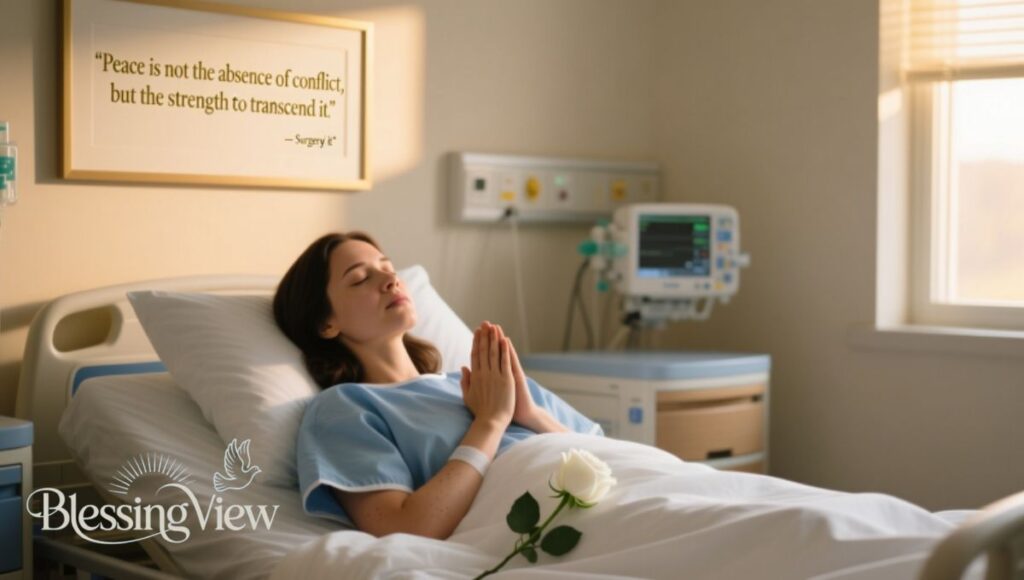 Prayer for Peace Before Surgery