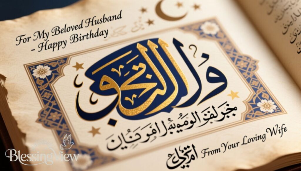 The Power of Essential Quranic & Islamic Duas for Your Husband's Birthdaya Wife’s Dua