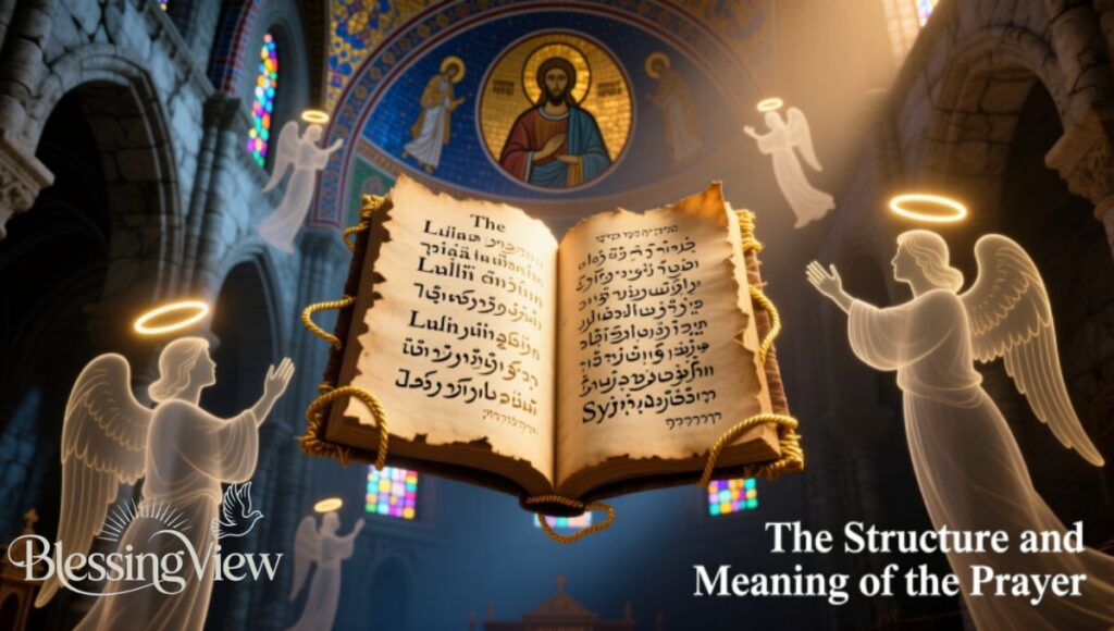 The Structure and Meaning of the Prayer