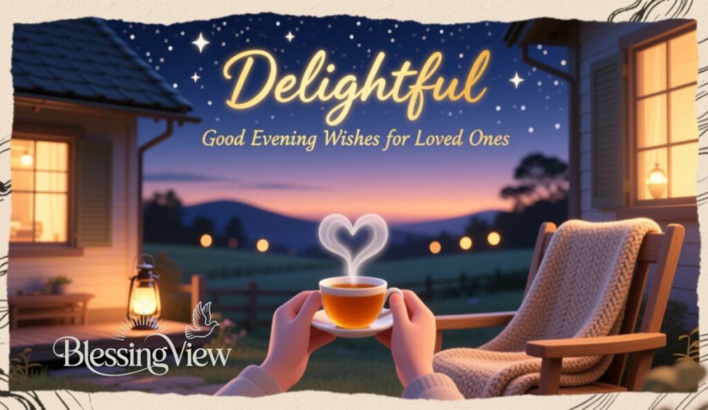 delightful good evening evening blessingview