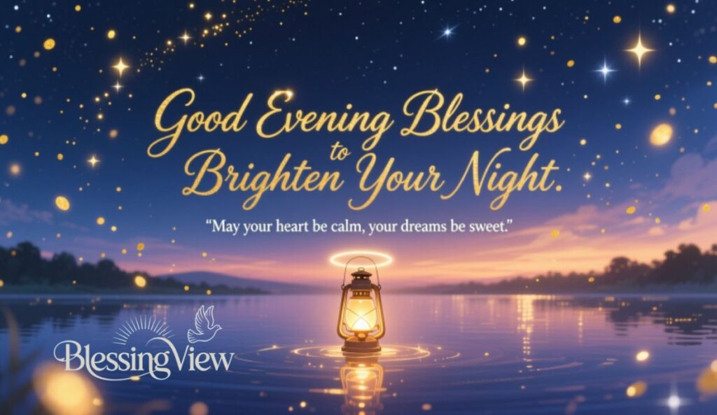 good evening blessing night blessingview