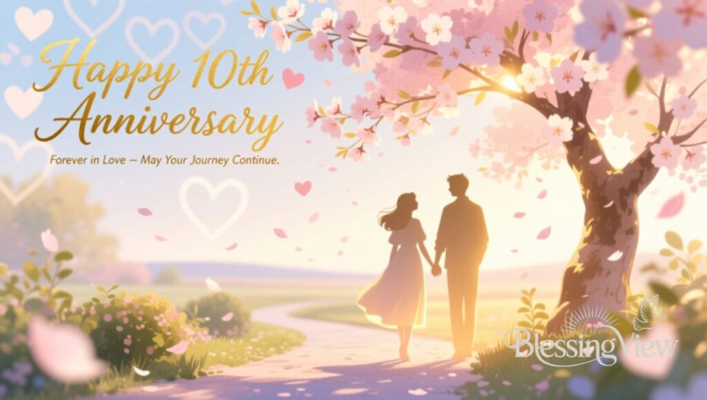 happy anniversary 10th. blessingview