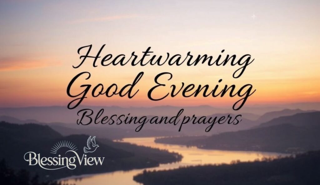 heartwarming evening blessingview