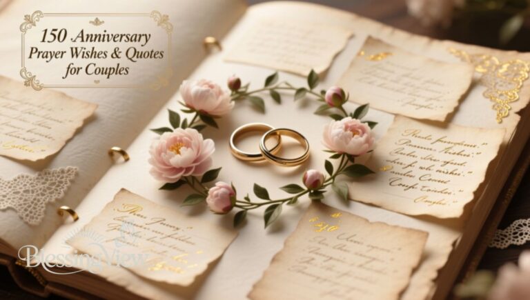 150 Anniversary Prayer Wishes & Quotes for Couples