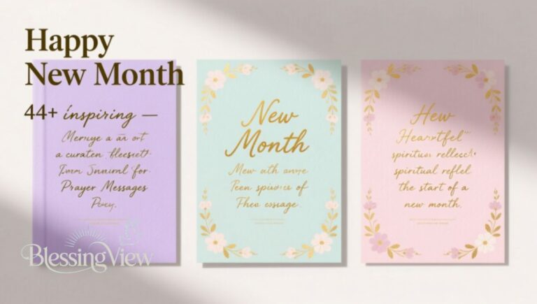 40+ Amazing Happy New Month Prayer Messages