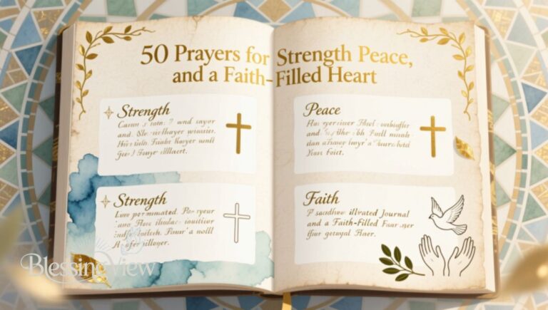 50 Prayers for Strength, Peace, and a Faith-Filled Heart