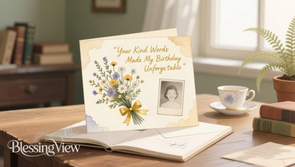 Your Kind Words Made My Birthday Unforgettable