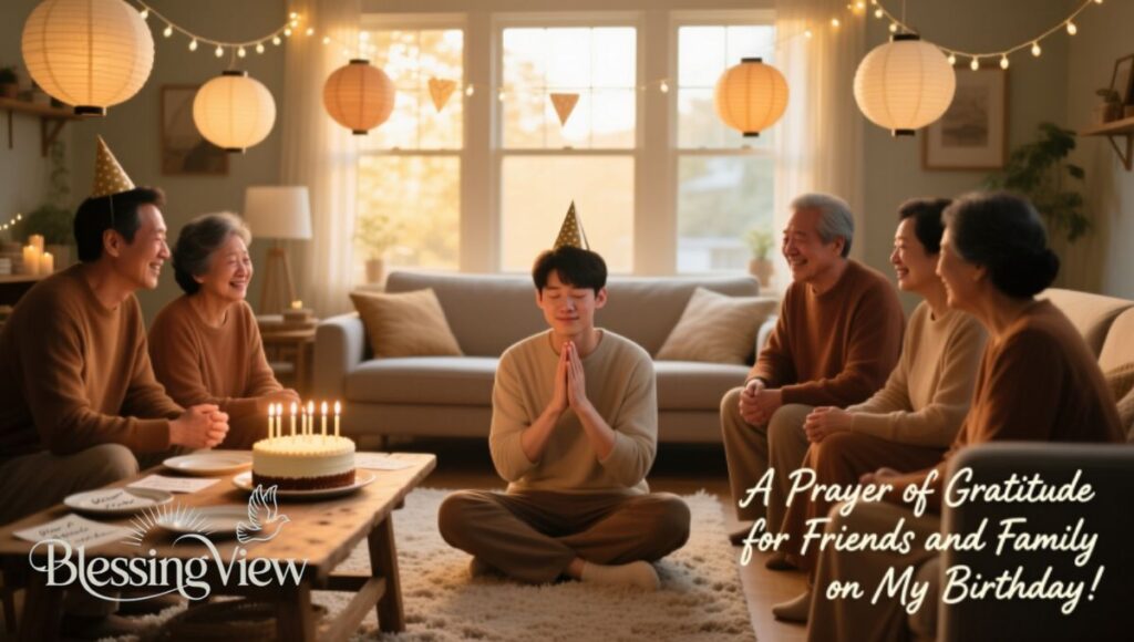 A Prayer of Gratitude for Friends and Family on My Birthday