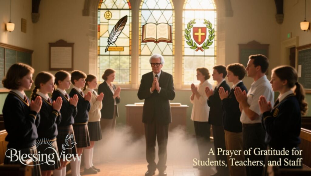 A Prayer of Gratitude for Students, Teachers, and Staff
