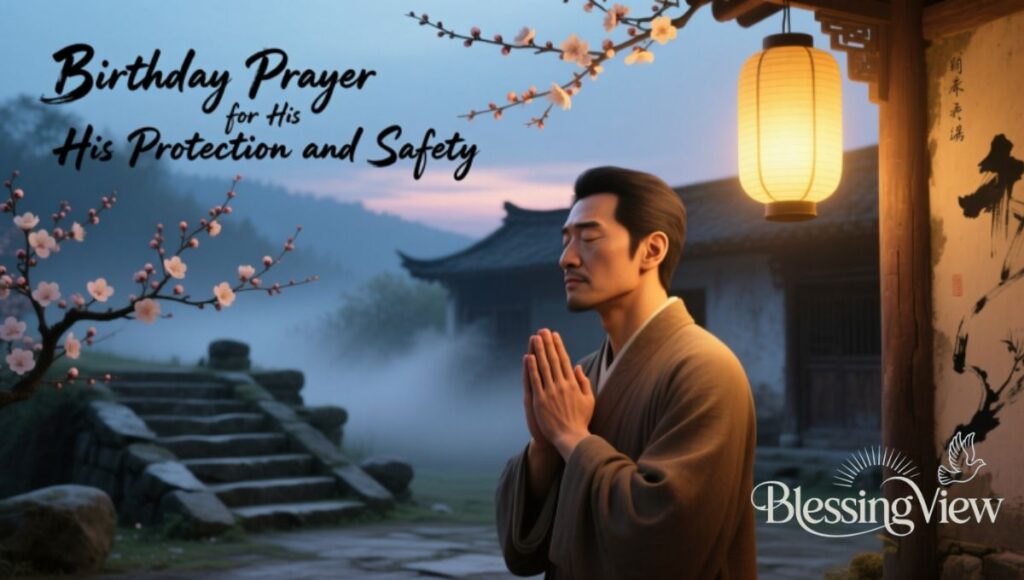 Birthday Prayer for His Protection and Safety
