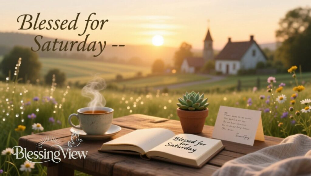 Blessed for Saturday