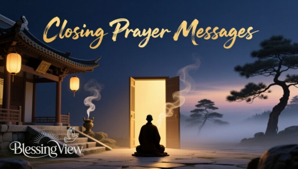 Closing Prayer Messages