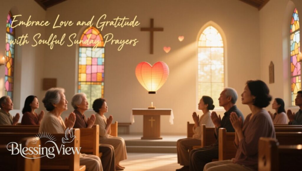 Embrace Love and Gratitude with Soulful Sunday Prayers