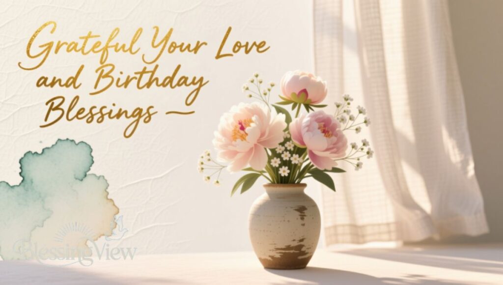Grateful for Your Love and Birthday Blessings