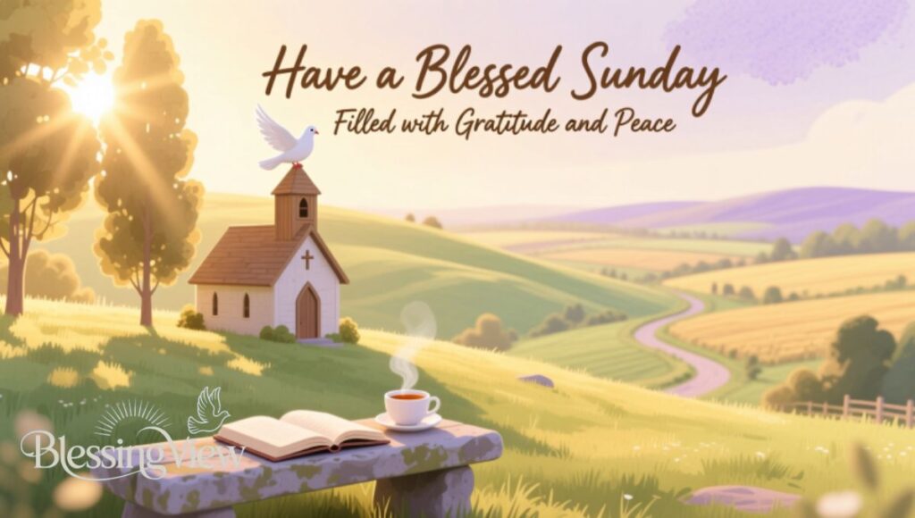 Have a Blessed Sunday Filled with Gratitude and Peace
