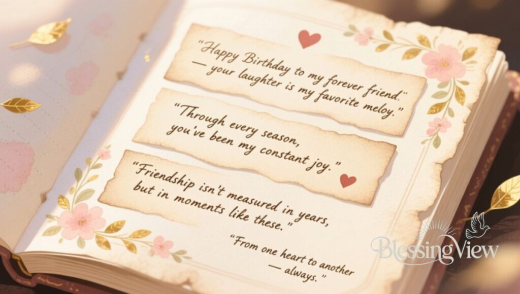 Heart-touching Birthday Quotes and Sayings for Friends