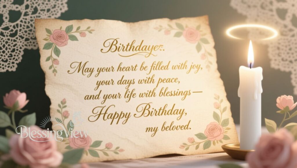 Heartfelt Birthday Prayer Messages for Your Beloved