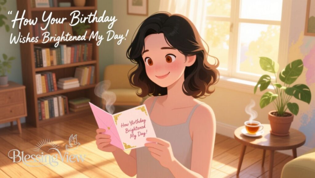 How Your Birthday Wishes Brightened My Day