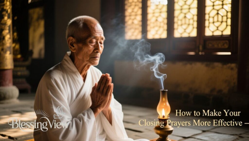 How to Make Your Closing Prayers More Effective