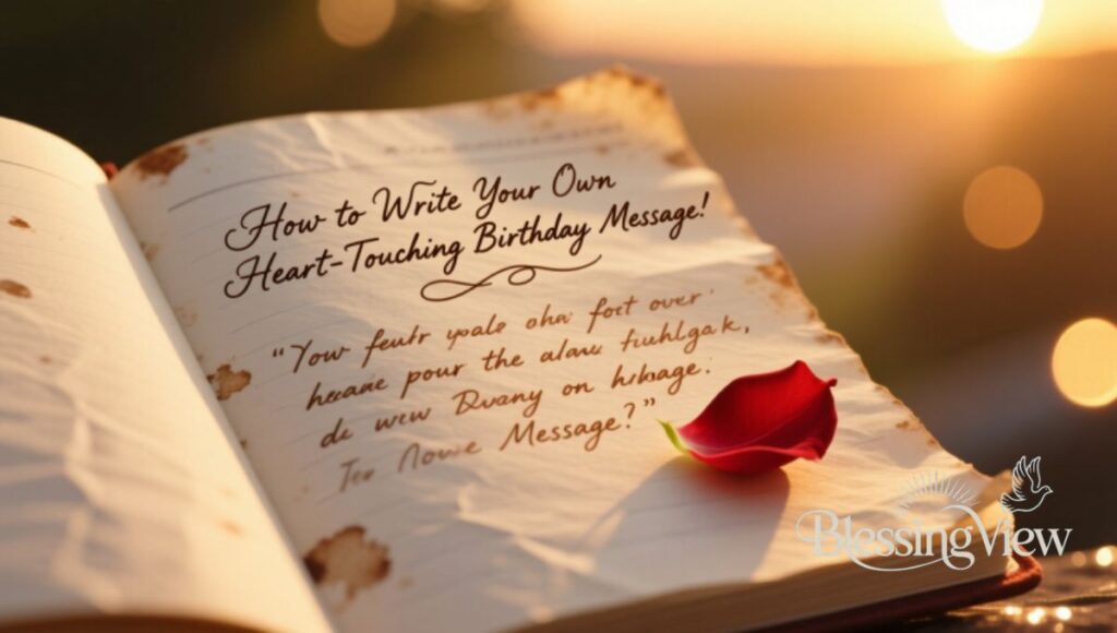 How to Write Your Own Heart-Touching Birthday Message
