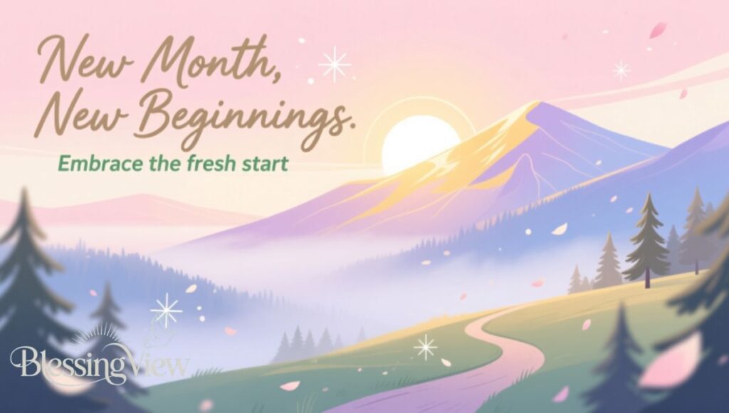 Inspirational New Month Messages to Start Fresh