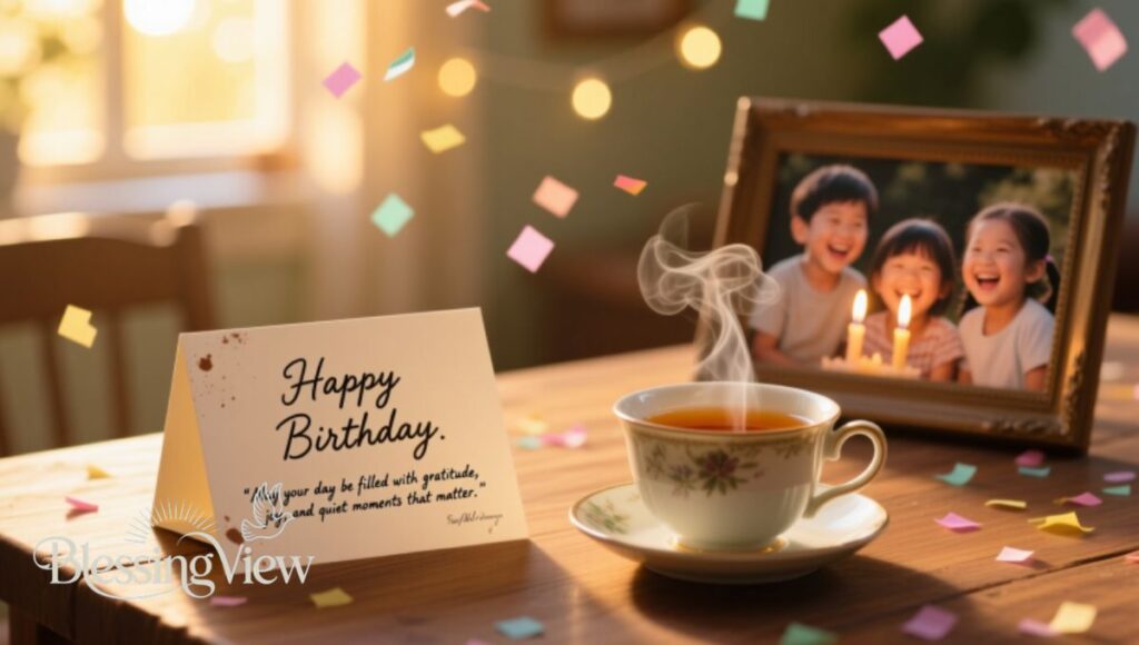 Meaningful Birthday Blessings to Inspire Gratitude and Joy