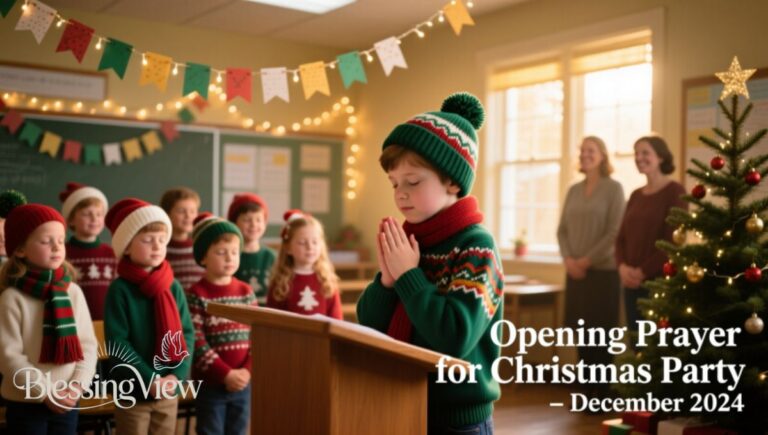 Opening Prayer For Christmas Party In School