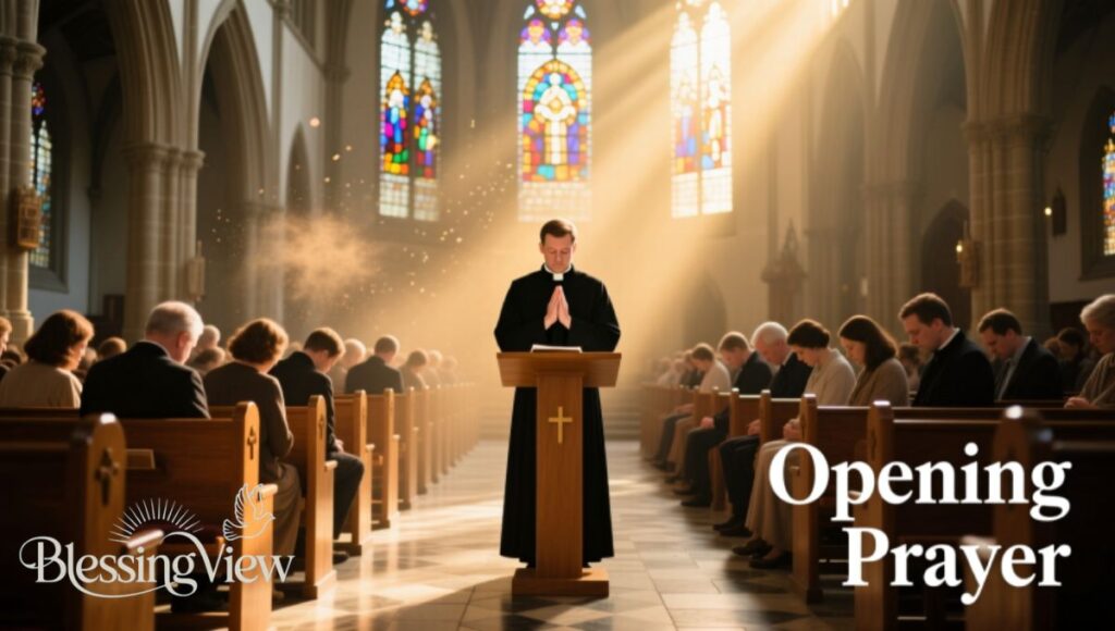 Opening Prayer for Church Service or Worship Program