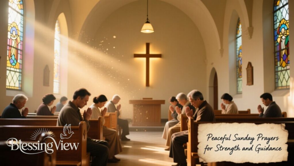 Peaceful Sunday Prayers for Strength and Guidance