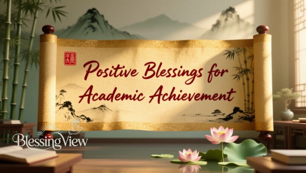 Positive Blessings for Academic Achievement