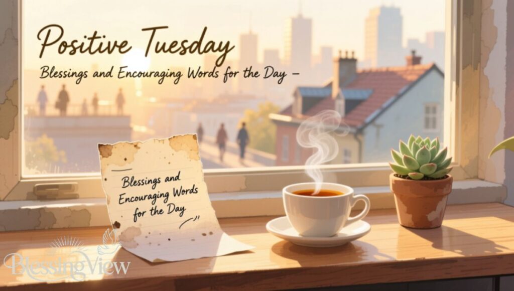 Positive Tuesday Blessings and Encouraging Words for the Day
