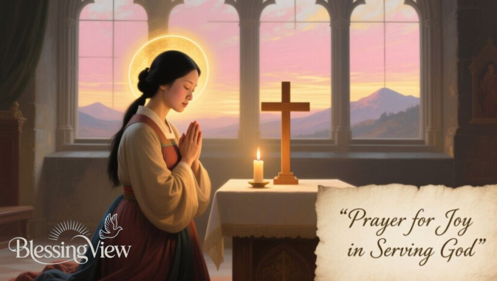Prayer for Joy in Serving God
