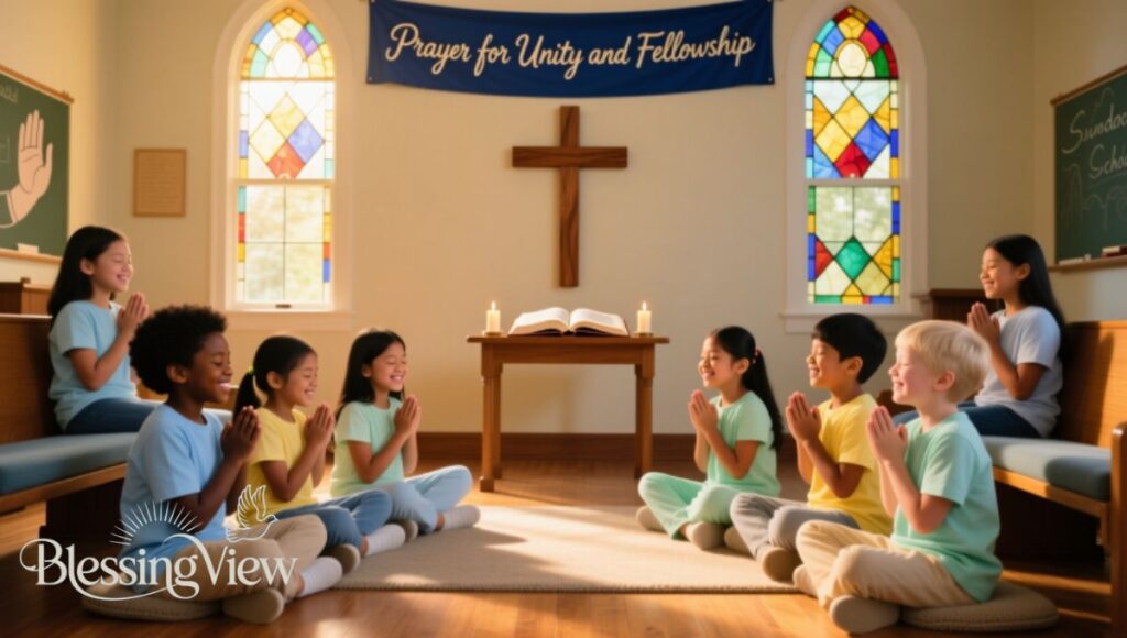 Prayer for Unity and Fellowship in Sunday School